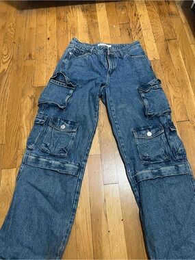 Cargo Style Women's Jeans - Garage